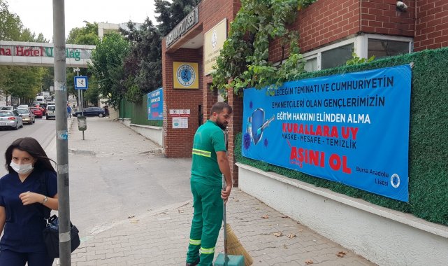 Öğrencilerden aşı mesajı
