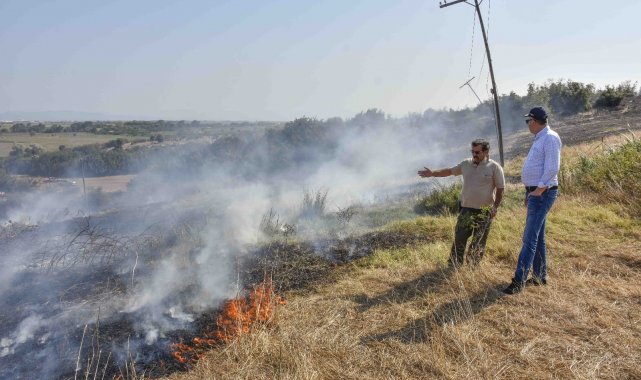 Özkan'dan yangın sonrası vatandaşlara dikkatli olma çağrısı