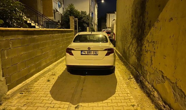 Polisten kaçtı, çıkmaz sokağa girince aracı bırakıp kaçtı