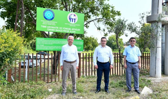 Tıbbi ve aromatik bitkiler bahçesi örnek olacak - Bursa Haberleri