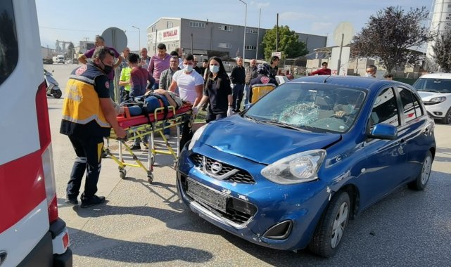 Bursa'da anne ve kızının ölümden döndüğü kaza kamerada