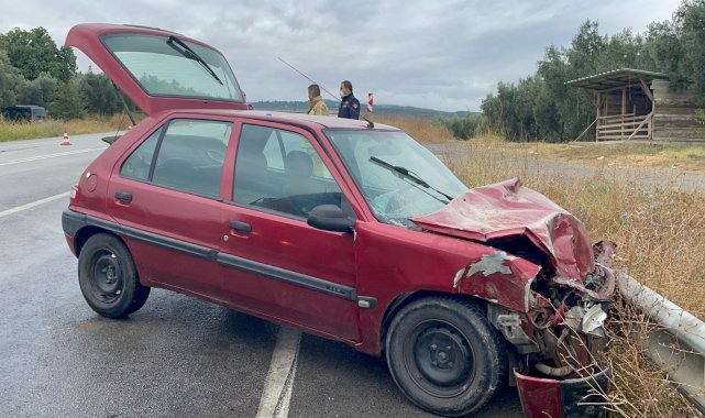 Bursa'da tır ile otomobil çarpıştı: 2 yaralı