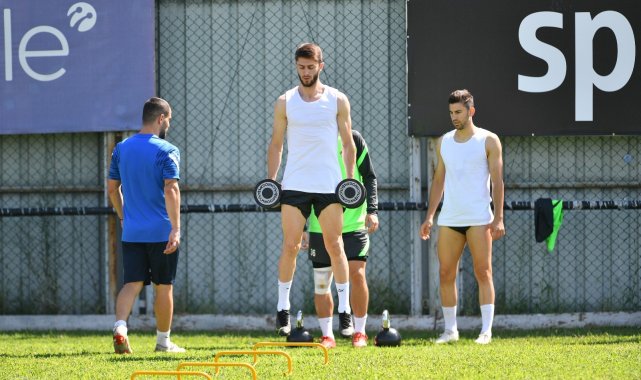 Bursaspor'da Altınordu maçının taktik idmanı yapıldı