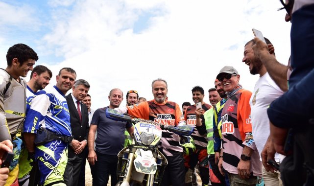 Enduro tutkunları Bursa'da buluştu