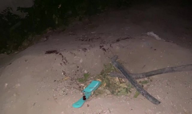 Hırsızlara karşı evi kontrole giden enişte ve yeğenini hırsızlar bıçakladı