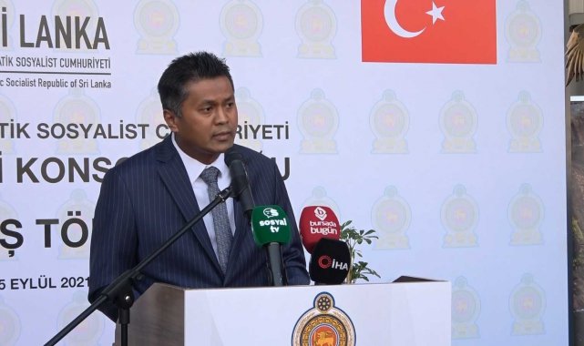 Sri Lanka Demokratik Sosyalist Cumhuriyeti Bursa Fahri Konsolosluğu törenle hizmete açıldı