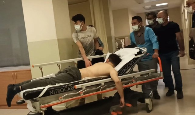 Üzerine sülfürik asit dökülen işçi ağır yaralandı