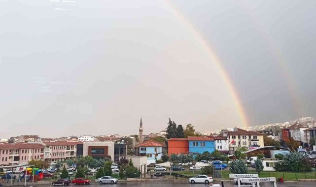 Bursa'da gökkuşağı büyüledi - Bursa Haberleri