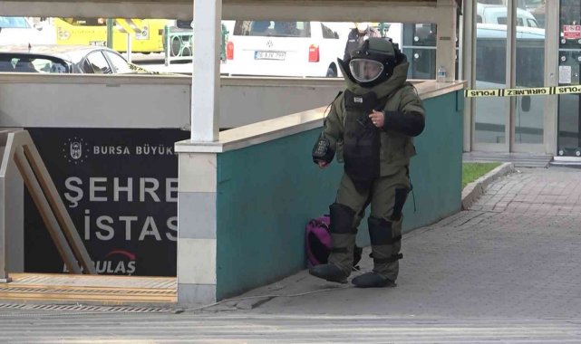 Bursa'da şehrin göbeğinde bomba alarmı
