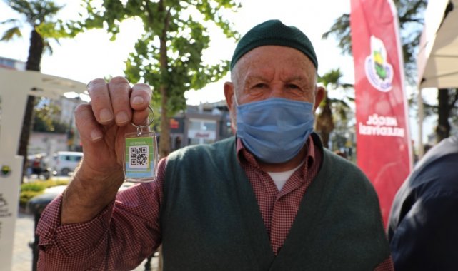 İnegöl Belediyesi'nden 65 yaş üzerine HES kodlu anahtarlık - Bursa Haberleri