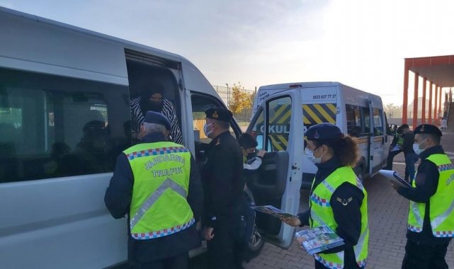 Jandarmadan okul servis araçlarına denetim - Bursa Haberleri