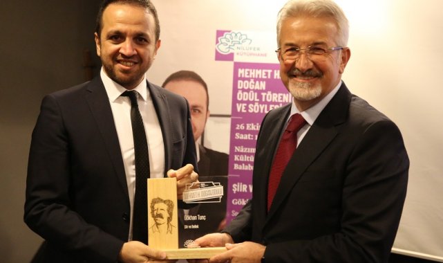 Mehmet H. Doğan Ödülü'nün sahibi Gökhan Tunç - Bursa Haberleri