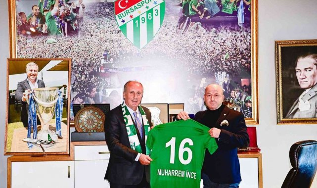 Muharrem İnce, Bursaspor'u ziyaret etti