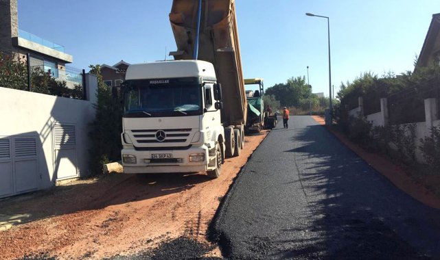 Nilüferköy'ün yolları sıcak asfaltla kaplandı