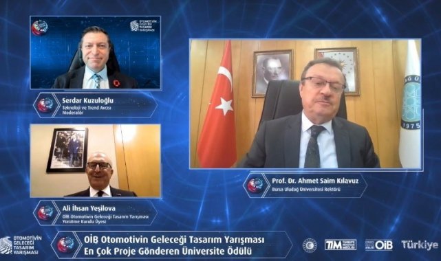 Otomotivin Geleceği Tasarım Yarışması'nda en fazla proje başvuru ödülü bir kez daha BUÜ'nün - Bursa Haberleri