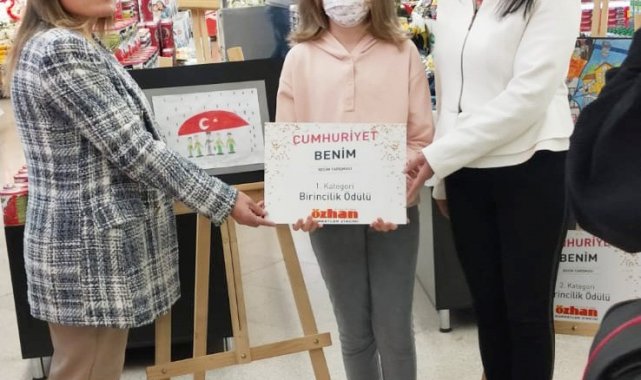 29 Ekim Cumhuriyet Bayramı konulu resim yarışmasında ödüller sahiplerini buldu