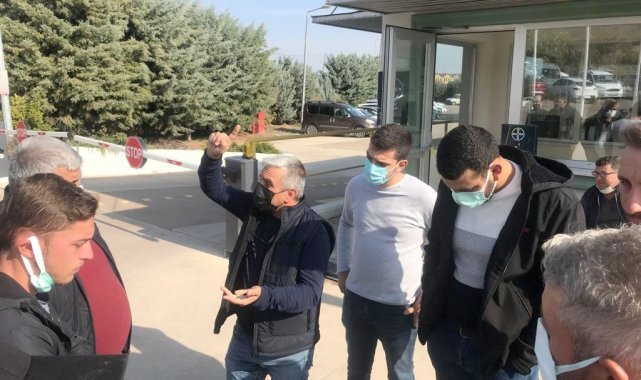 Almanya merkezli firmadan paralarını alamayan üreticiler eylemde