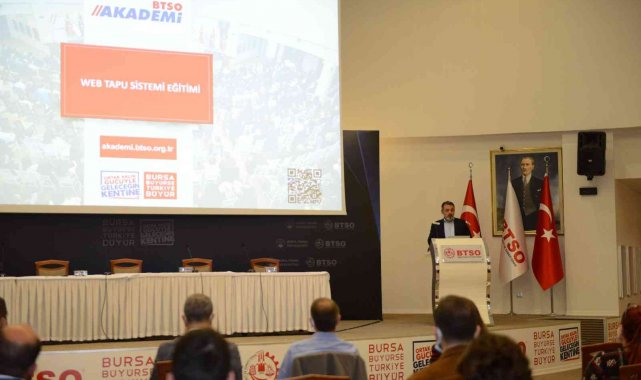 BTSO Akademi'de 'Web Tapu' sistemi ele alındı
