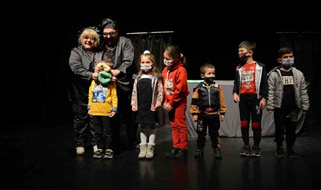 Bursa'da çocuklar gülmeye doyamadı