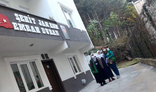 Bursa'da gönüllülerden şehit ve gazi yakınlarına ziyaret