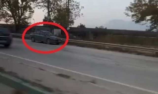 Bursa'da görülmemiş olay.. Şehirlerarası yolda tersten giderek faciaya davetiye çıkardı