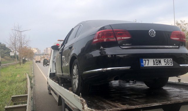 Bursa'da kaza yapan araçta uyuşturucu bulundu