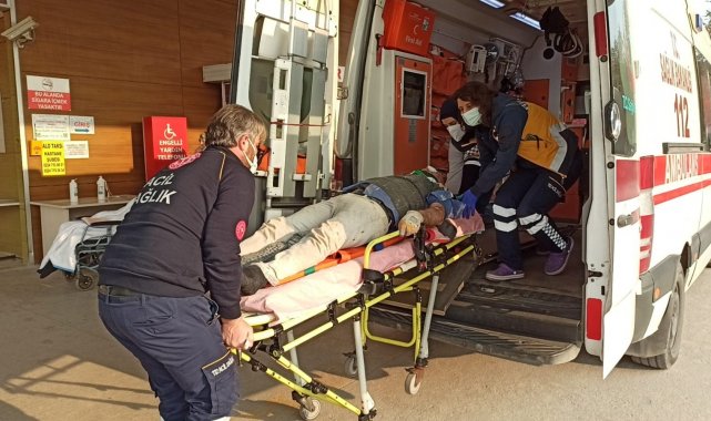Bursa'da kurduğu iskeleden düşen usta yaralandı