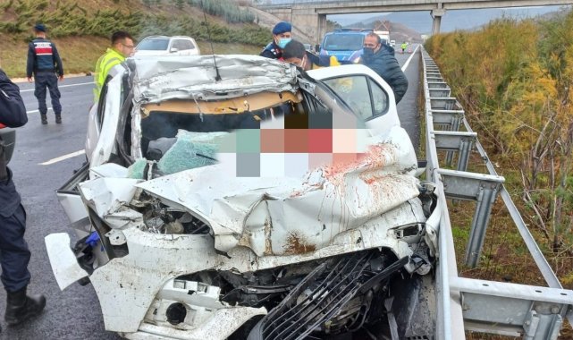 Bursa'da otobanda feci kaza: 4 kişi öldü