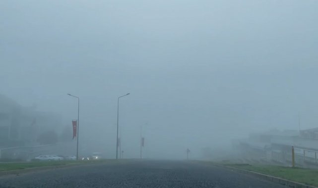 Bursa'da sabah saatlerinde yoğun sis etkili oldu
