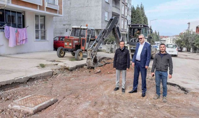 Karacabey'de altyapı çalışmaları tam gaz