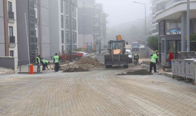 Mudanya'ya yeni yılda 40 bin metrekare parke taşı