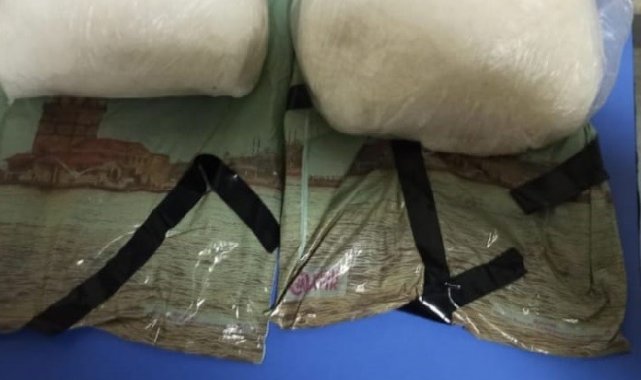 Otogarda 2 kilo metamfetamin ile yakalandı