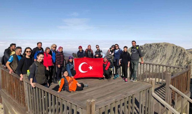 Yalovalı dağcılar, M. Kemalpaşa'nın tabiatına hayran kaldı