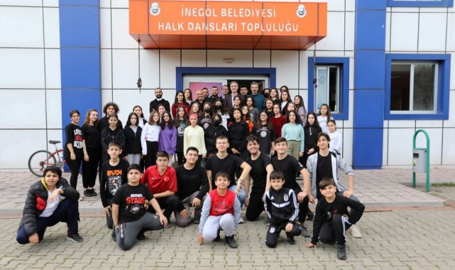 Başkan Taban, Halk Dansları Topluluğunu ziyaret etti