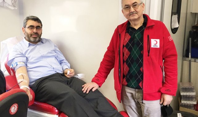 Gönüllüler kan bağışına koştu