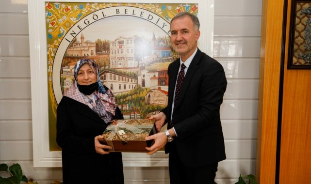 Başkan Taban, İnegöl'ün Adile Naşit'ini ağırladı - Bursa Haberleri