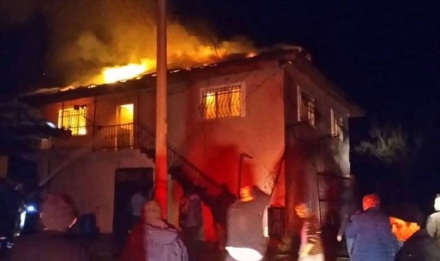 Bursa'da yangına uykuda yakalandılar