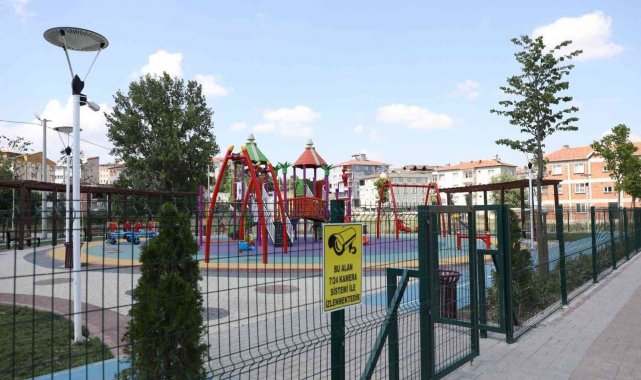 İnegöl'de parklar artık daha güvenli