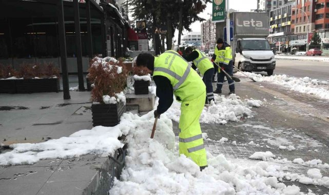 Kar mangaları iş başında