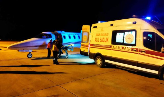 2 günde iki kişi yanık tedavisi için ambulans uçakla Bursa'ya getirildi
