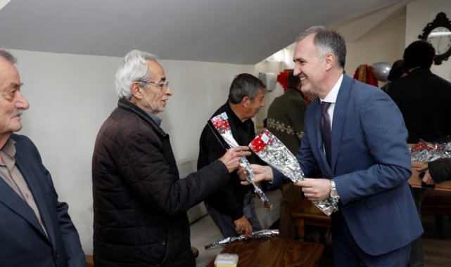 Başkan Taban'dan huzurevi sakinlerine sürpriz ziyaret
