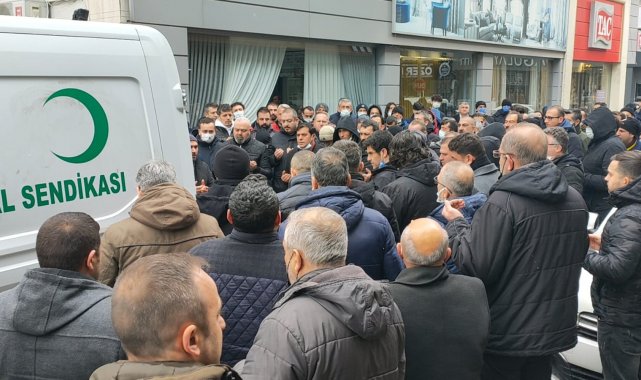 Kalp krizi geçiren sendikacıya acı veda