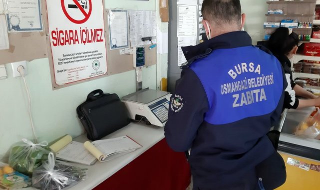 Osmangazi'de zabıtadan her gün KDV denetimi