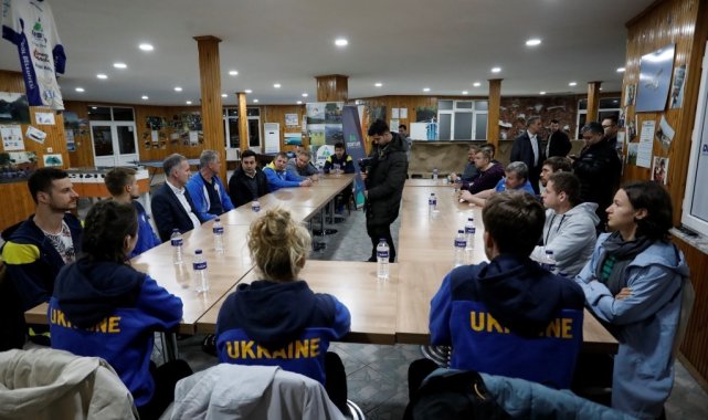 Ülkelerine dönemeyen Ukraynalı milli sporcular Bursa'da misafir ediliyor