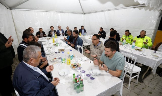 Başkan Taban polis memurlarıyla iftar sofrasında buluştu