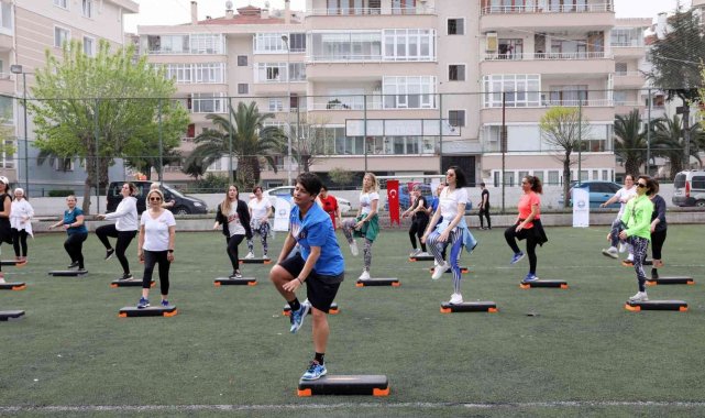 Mudanya Belediyesi'nden açık havada spor etkinliği