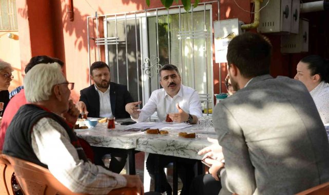 Başkan Oktay Yılmaz ev ziyaretlerine devam ediyor