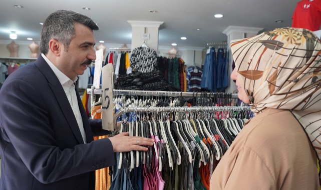 Başkan Yılmaz'dan esnafa bayram ziyareti