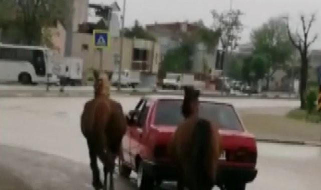 Bursa'da tepki çeken görüntü