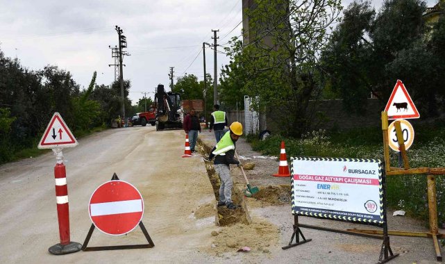 İznik'in o mahallelerine de doğalgaza kavuşuyor
